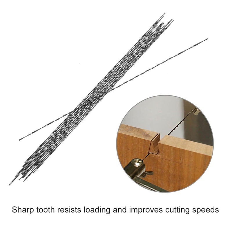 KooingTech Jewelers Saw Blades, 12pcs 5.12 * 0.04in Jewelry Saw Blades, Spiral Tooth Rolling Saw Blade for Cutting Carbon Steel, Copper, Aluminum and Other Metals (5# Saw Blade) - Image 3